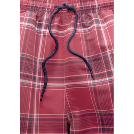 H.I.S. Badeshorts Karo rot XL