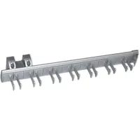 Emuca - Ausziehbarer seiticher Gürtelhalter für Schränke, Aluminium und