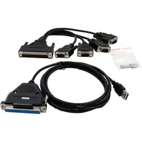 Exsys USB 2.0 zu 4S Seriell Kabel mit 37