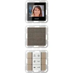 Jung SIVIA622CH SiedleInhomeBus Video-Innenstation 2,2’’, Serie AS/A, champagner