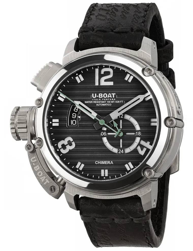 U-Boat Men's 9605 Chimera 46mm SS Black Mechanical