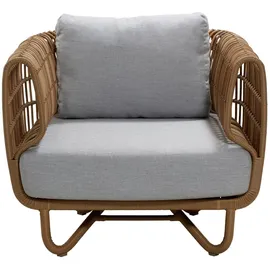 Cane-Line Gartensessel Nest 90 x 74 81 cm Polyrattan Beige