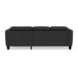 sit&more Ecksofa SIT & MORE "Belluci L-Form", grau (anthrazit), B:247cm H:85cm T:170cm, Sofas, Ecksofa, inklusive Federkern, wahlweise mit Bettfunktion und Bettkasten