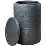 GARANTIA »Muro« Regenspeicher Komplett-Set 420 Liter Graphite Grey inkl. Chrom-Auslaufhahn und Fallrohranschluss