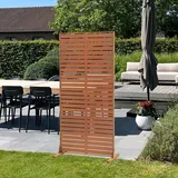 casa.pro Trennwand Nodepp Cortenstahl 180x90 cm Edelrost