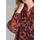 GOLDNER Druckbluse mit Rüschen rot 23