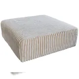 KAWOLA Hocker WIOLO SOFT Cord 0 x 0 x 0 cm Cremeweiß