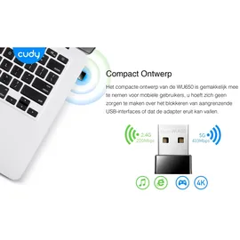 Cudy WU650 AC650 Wi-Fi Mini USB Adapter