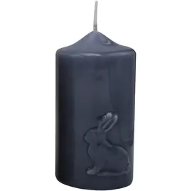 Kopschitz Kerzen Ostern Hase 120 x 6 cm blau-grau