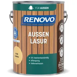 RENOVO Aussenlasur, wb 2,5L farblos wasserbasiert - transparent