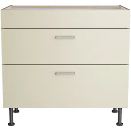 kochstation Kochfeldumbauschrank KS-Lucy 90 x 58,1 x 87 cm Beige
