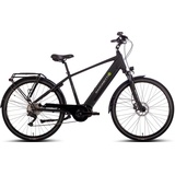 Saxonette E-Bike SAXONETTE "Premium Sport (Diamant)" E-Bikes Gr. 48 cm, 28 Zoll (71,12 cm), schwarz E-Bikes