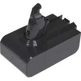 EXTENSILO Akku kompatibel mit Dyson V6 Animalpro, V6 Cord-free, V6 HEPA, V6 Absolute Staubsauger Schwarz (6000 mAh, 21,6 V, Li-ion)