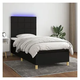 vidaXL Boxspringbett 100 x 200 cm Schwarz