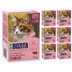BOZITA Cat Gehacktes Rindfleisch In Gelee 6x370g