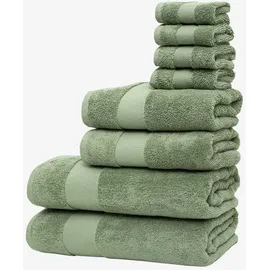 Wolkenfeld Handtuchset 8-tlg. grün