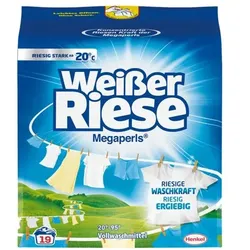 Weißer Riese Universalwaschmittel »Weißer Riese Megaperls« 19 WL