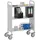 FETRA 4870 Büroschrank 81,0 x 38,5 x 110,0 cm grau