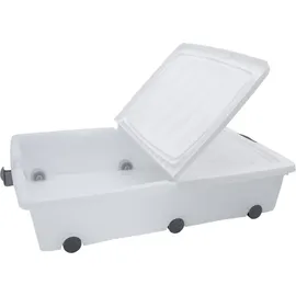 Spetebo Unterbettkommode 80 x 17 x 60 cm 17-tlg. weiß