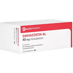 Simvastatin AL 40 mg Filmtabletten 100 St