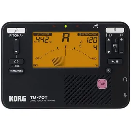 Korg TM-70T Tuner Metronom Schwarz