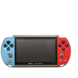 X7 4,3-Zoll-Videospielkonsole, Handheld-Spielespieler, Double Rocker, 8 GB Speicher, integriert für 1000 Spiele