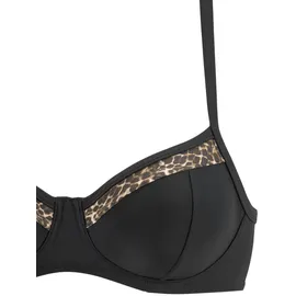 LASCANA Bügel-Bikini-Top Damen Schwarz 36 Cup D