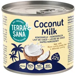 Terrasana Kokosmilch 22% Fett bio 200ml