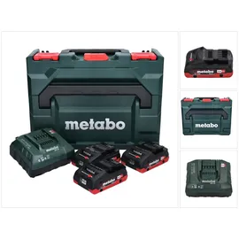 Metabo Basis-Set LiHD 18 V 3 x 4,0 Ah + Ladegerät + metaBox 685133000