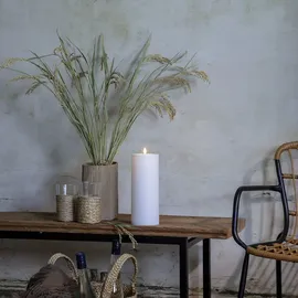 Star Trading Flamme Rak LED-Kerze 27,5 cm weiß