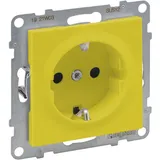 Legrand SEANO Schutzkontakt-Steckdose, mit erhöhtem Berührungsschutz, Gelb,