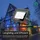 LUXULA LED Fluter 20 W Aluminium, Glas IP65 mit Fernbedienung schwarz