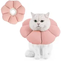 Avont Halskrause Katze Leckschutz Kragen Einstellbar Weich Halsband Klein