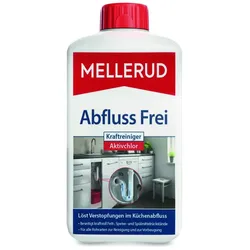 MELLERUD Rohrreiniger Abfluss Frei Aktivchlor 1,0 l
