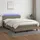 vidaXL Boxspringbett 140 x 200 cm Taupe