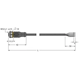 Turck Aktuator- u. Sensorleitung RKC4.5T-7.5/TXO3700