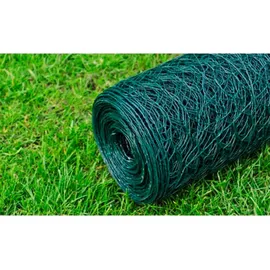 vidaXL Drahtzaun 25 x 0,75 m Grün/Stahl