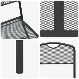vidaXL Gartenmöbel Set 5-tlg. Grau