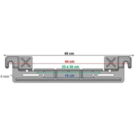 Hotpoint Ariston Instafix, Universal-Halterung für elektrische Warmwasserbereiter, Montagezubehör und Werkzeuge, zur Installation von elektrischen Warmwasserbereitern, hergestellt für Installation in Spanien,