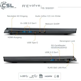 CSL R'Evolve C15 5500U / 32GB / 2000GB / Windows 11 Home