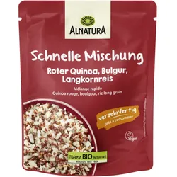 Alnatura Bio Schnelle Mischung Roter Quinoa,Bulgur, Langkornreis 250G