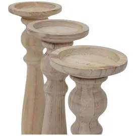 MCW Kerzenständer H360-3 Set Holz Braun