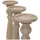 MCW Kerzenständer H360-3 Set Holz Braun
