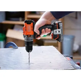 Black & Decker Akku-Schlagbohrschrauber BCD383D1XC inkl. 1 x 2,0 Ah + Ladegerät