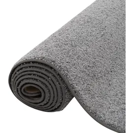 Snapstyle Hochflor Velours Teppich, Läufer Mona Grau, 100x300cm