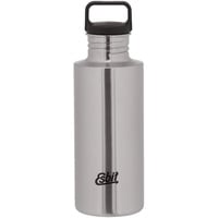 Esbit Sculptor Edelstahl Trinkflasche mit praktischem Loop Verschluss - 750 ml in Silber