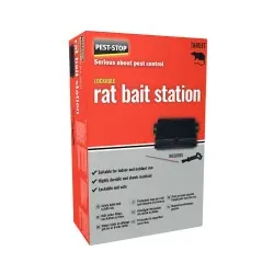 Pest-Stop Rat Bait Station Rattenköderstation, verschließbar PSRBSP , 1 Packung = 1 Falle