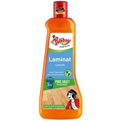 poliboy Laminat Pflege Konzentrat mit Orangenöl - 500 ml - Laminatreiniger (auch für Kork und Linoleum - Kraftvoll/Streifenfrei - Made in Germany)