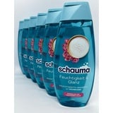 (8,75€/1 L) Schauma Feuchtigkeit & Glanz 6 Flaschen a 400 ml Shampoo