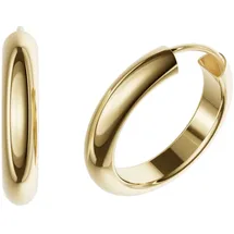 FIRETTI Paar Creolen »Schmuck Geschenk Silber 925 Ohrringe 3,9 mm breit« Made in Germany